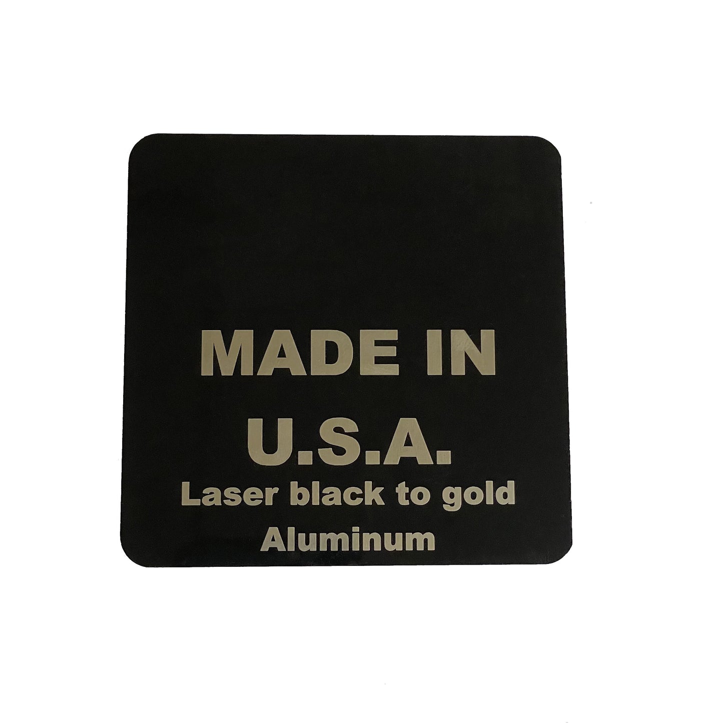 2x8 Gloss Black Laser Engraving Aluminum Blanks- Set of 10
