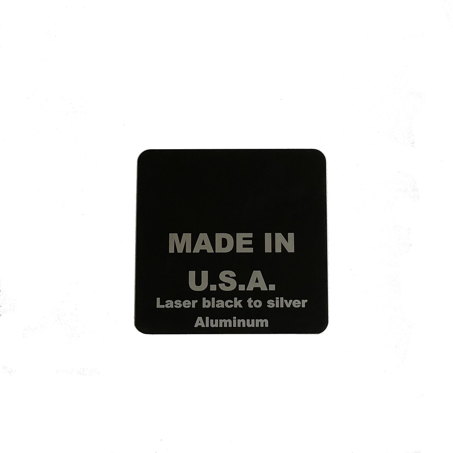 2x8 Gloss Black Laser Engraving Aluminum Blanks- Set of 10