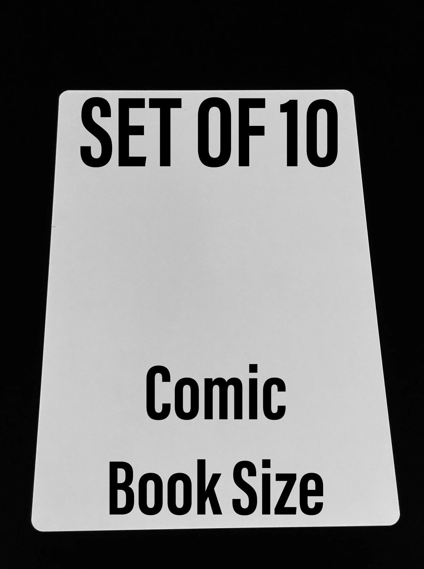 Comic Book Size 6 5/8" x 10 1/4" Sublimation Aluminum Blanks