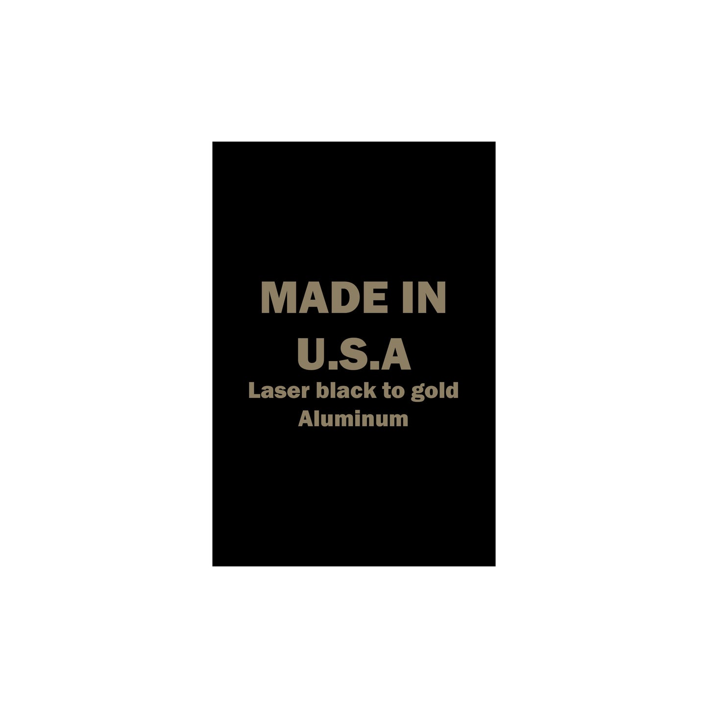 4x6 Laser Engraving Gloss Black Aluminum - Set of 10