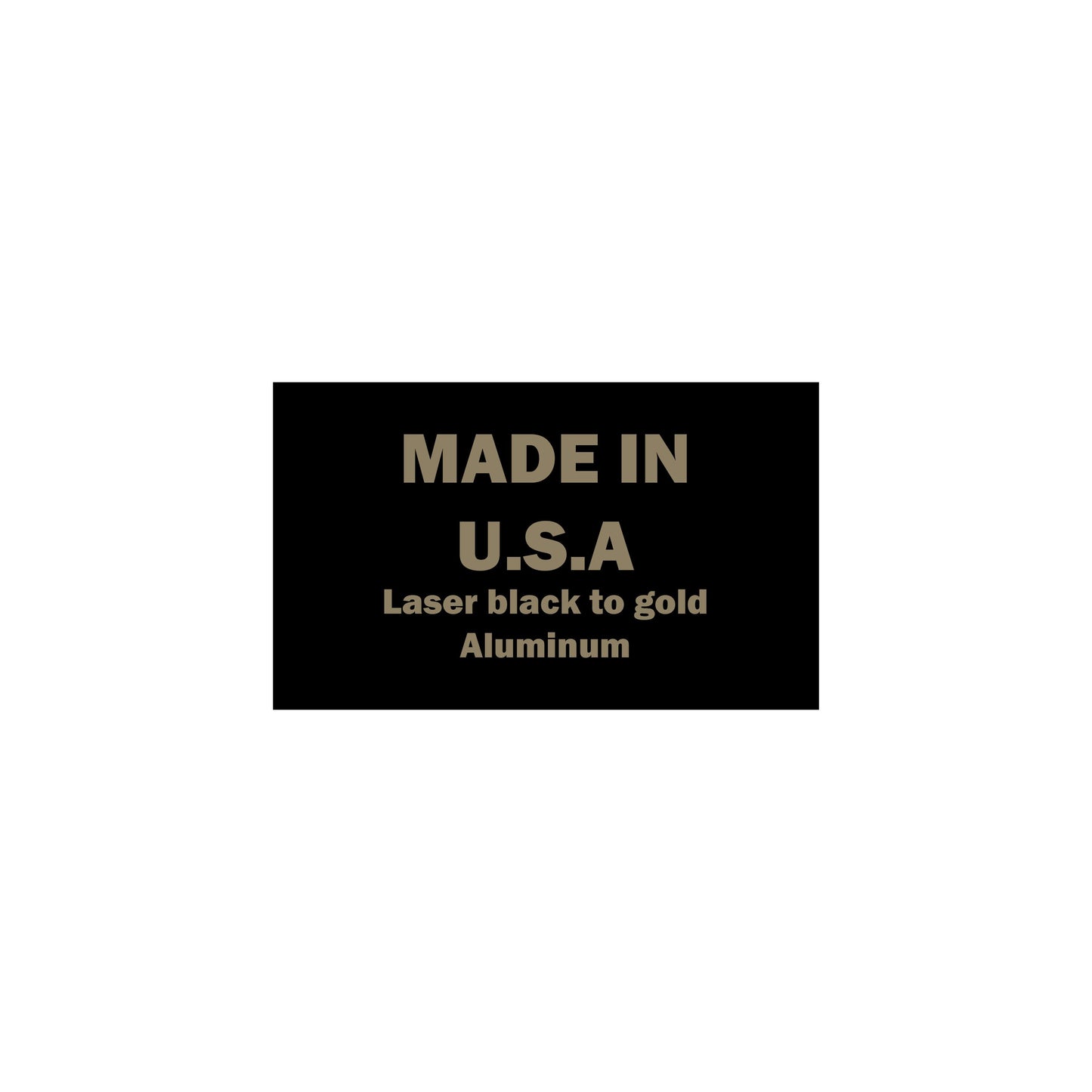 3x5 Laser Engraving Gloss Black Aluminum - Set of 10