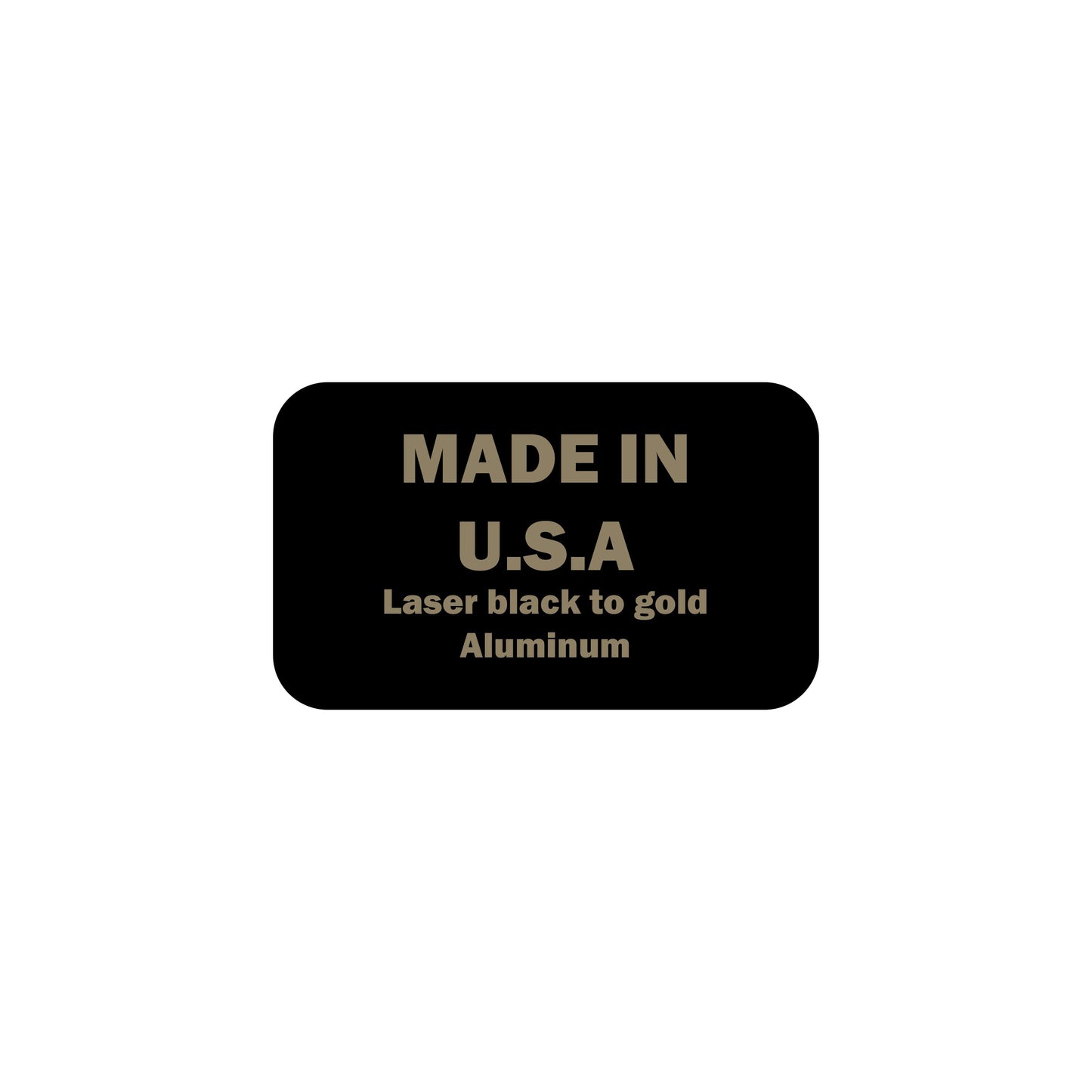 3x5 Laser Engraving Gloss Black Aluminum - Set of 10
