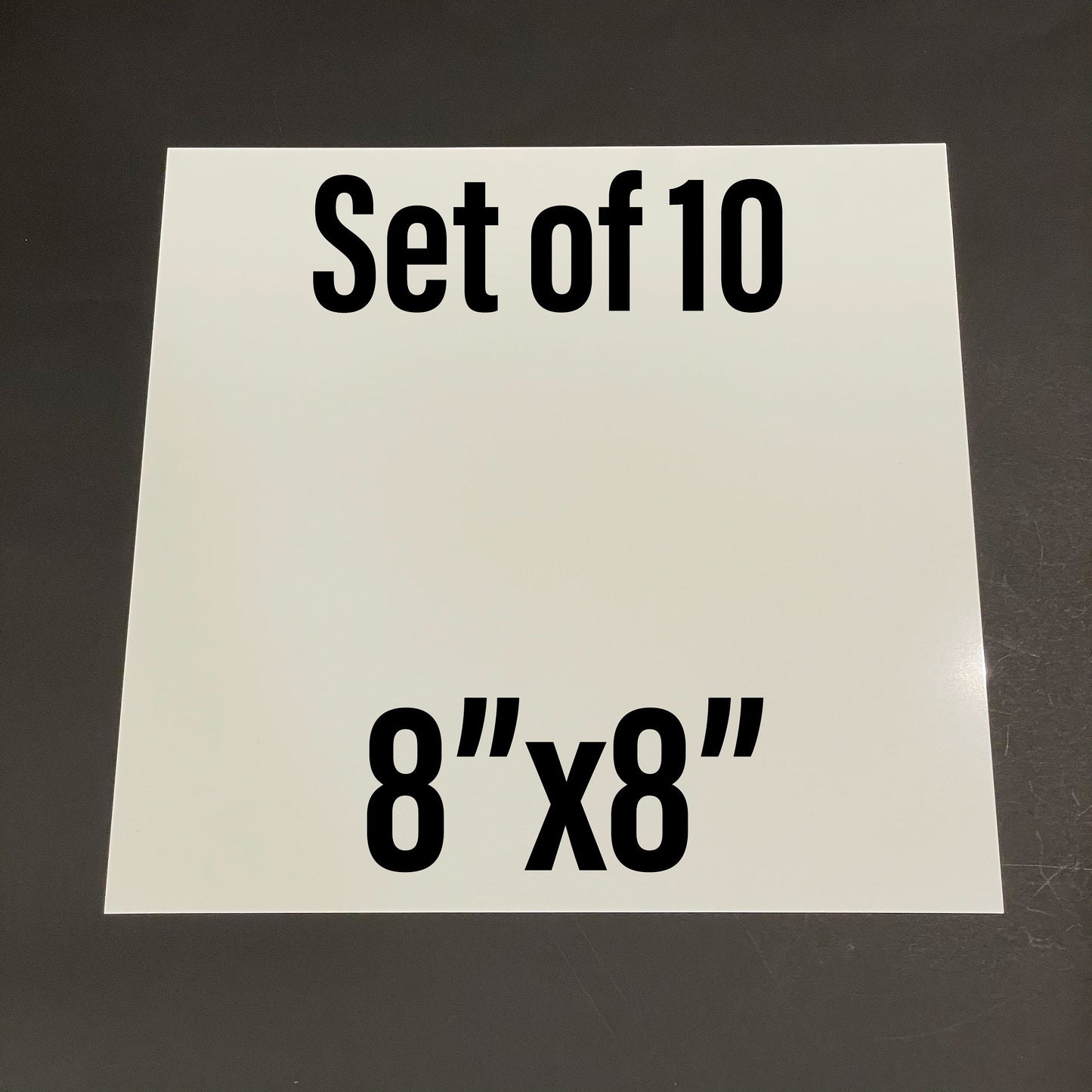 8x8 Aluminum Sublimation Photography Blanks